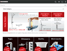 Tablet Screenshot of budgetbathrooms4u.com